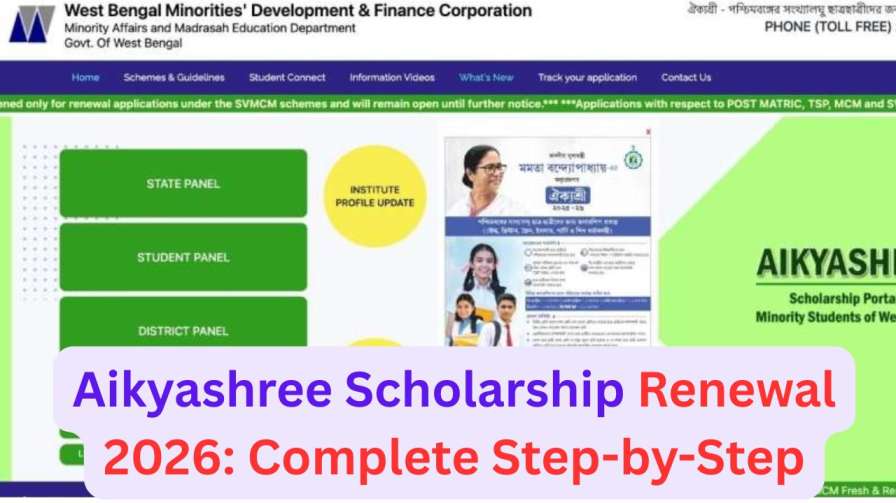 Aikyashree Scholarship Renewal